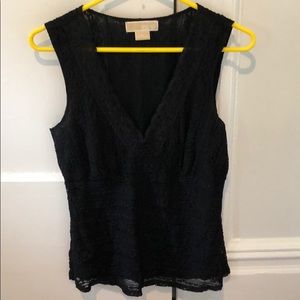 Michael Kors black lace top